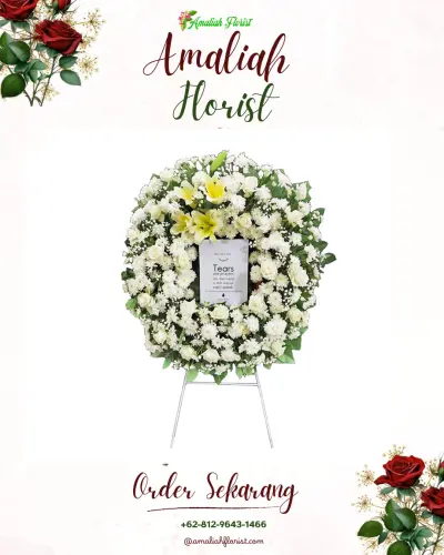 Krans Bunga Duka Cita cikayas